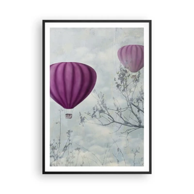 Poster in black frame - Like Ships in the Sky - 70x100 cm