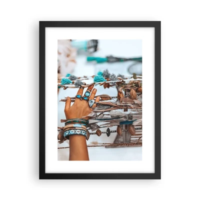 Poster in black frame - Local Treasures - 30x40 cm