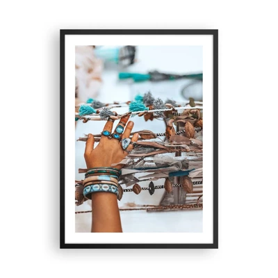 Poster in black frame - Local Treasures - 50x70 cm