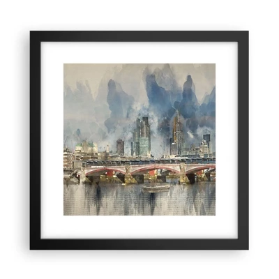 Poster in black frame - London in Its Beauty - 30x30 cm