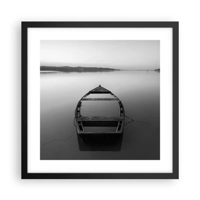 Poster in black frame - Longing and Melancholy - 40x40 cm