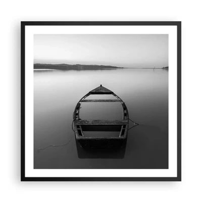 Poster in black frame - Longing and Melancholy - 60x60 cm