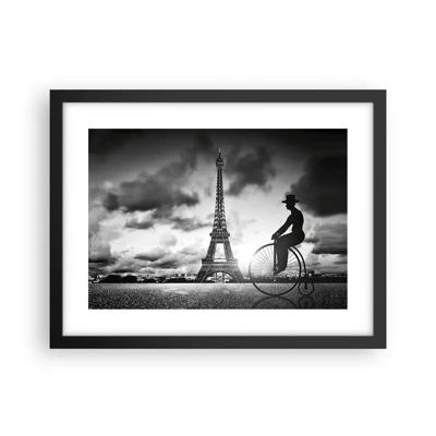 Poster in black frame - Longing for Belle Epoque - 40x30 cm