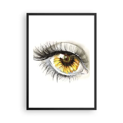 Poster in black frame - Look Hot As a Summer - 50x70 cm