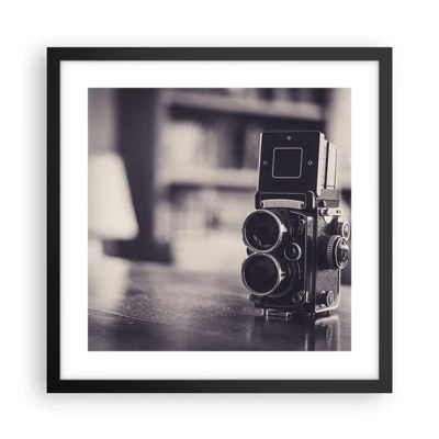 Poster in black frame - Magic of the Old Photograph - 40x40 cm