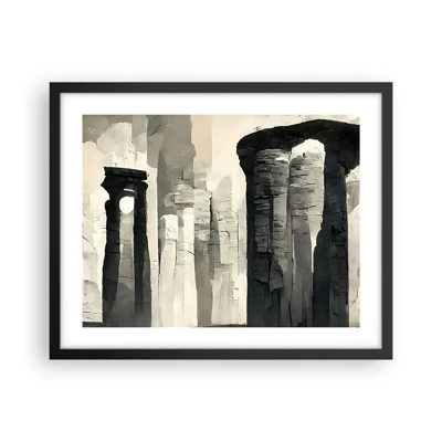 Poster in black frame - Majesty of Antiquity - 50x40 cm