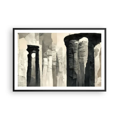 Poster in black frame - Majesty of Antiquity - 91x61 cm