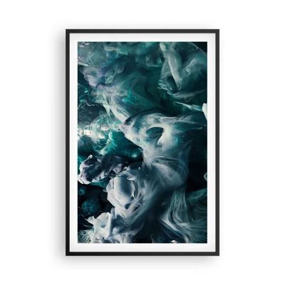 Poster in black frame - Movement of Colour - 61x91 cm