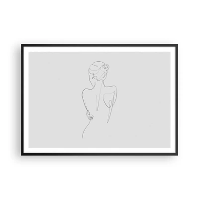 Poster in black frame - Music of the Body - 100x70 cm