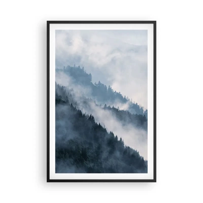 Poster in black frame - Mysticism of the Mountains - 61x91 cm