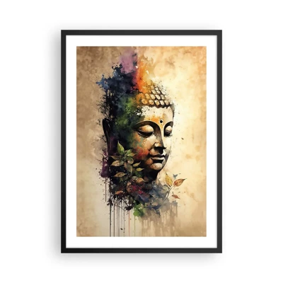 Poster in black frame - Namaste! - 50x70 cm