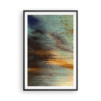 Poster in black frame - Non-accidental Colourful Composition - 61x91 cm