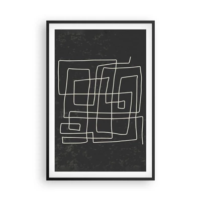 Poster in black frame - Not Too Straight - 61x91 cm