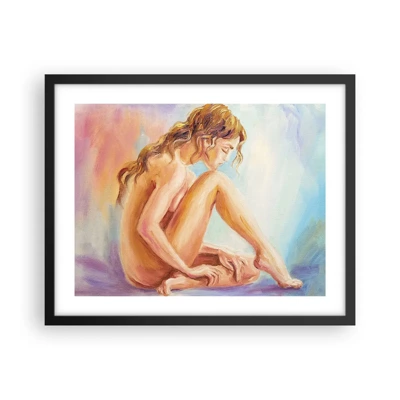 Poster in black frame - Nude of Youth - 50x40 cm
