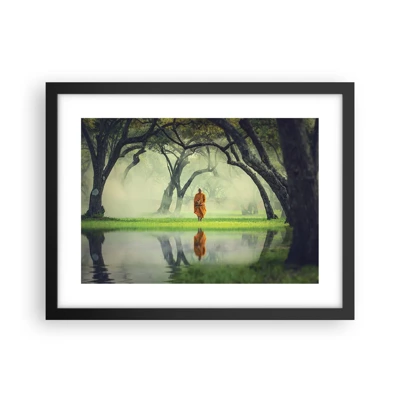 Poster in black frame - On the Way to Enlightenment - 40x30 cm
