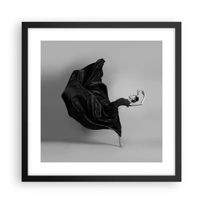 Poster in black frame - On the Wings of Music - 40x40 cm