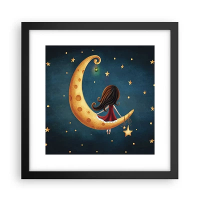 Poster in black frame - Once Upon a Time… - 30x30 cm