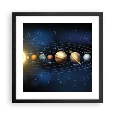 Poster in black frame - One in Ten - 40x40 cm