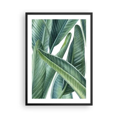 Poster in black frame - Only Green Itself - 50x70 cm