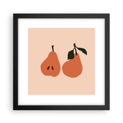 Poster in black frame - Overly Sweet - 30x30 cm