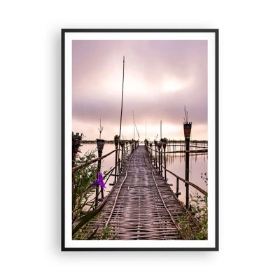 Poster in black frame - Peace and Quiet of Asia - 70x100 cm