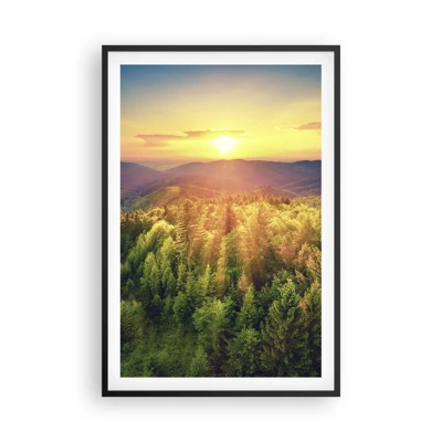 Poster in black frame - Peaks and Summits - 61x91 cm