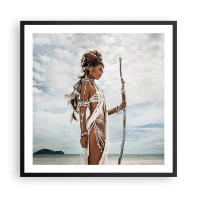 Poster in black frame - Queen of the Tropics - 60x60 cm