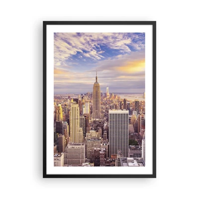 Poster in black frame - Reaching the Clouds - 50x70 cm