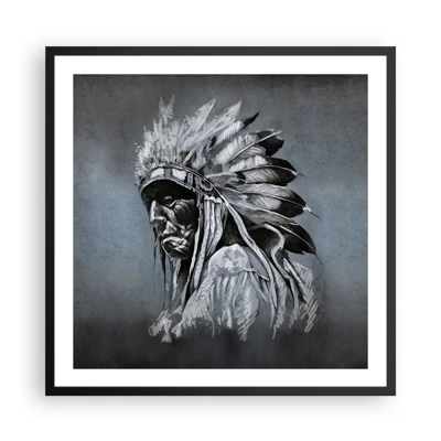 Poster in black frame - Return to the Roots - 60x60 cm