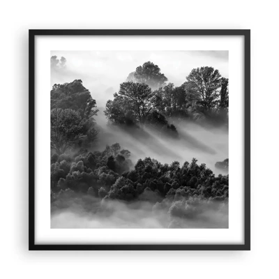 Poster in black frame - Rising from a Sleep - 50x50 cm