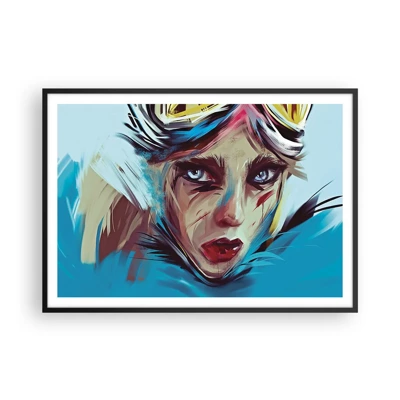 Poster in black frame - Road Mistress - 100x70 cm