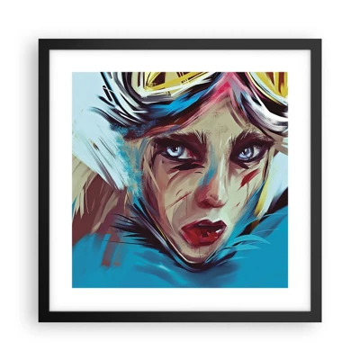 Poster in black frame - Road Mistress - 40x40 cm