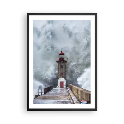 Poster in black frame - Roar of Waters, Whirr of the Wind - 50x70 cm