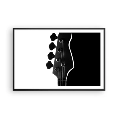 Poster in black frame - Rock Silence - 91x61 cm