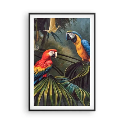 Poster in black frame - Romanticism in Tropics - 61x91 cm