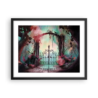 Poster in black frame - Secret Garden - 50x40 cm