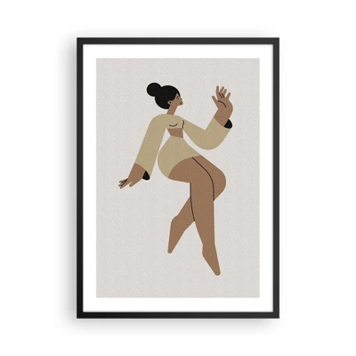 Poster in black frame - Shape of Grace - 50x70 cm