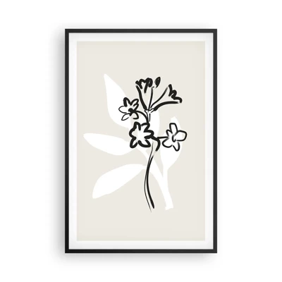 Poster in black frame - Sketch for Herbarium - 61x91 cm