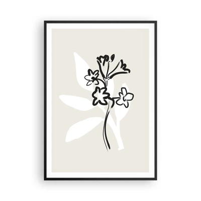 Poster in black frame - Sketch for Herbarium - 70x100 cm