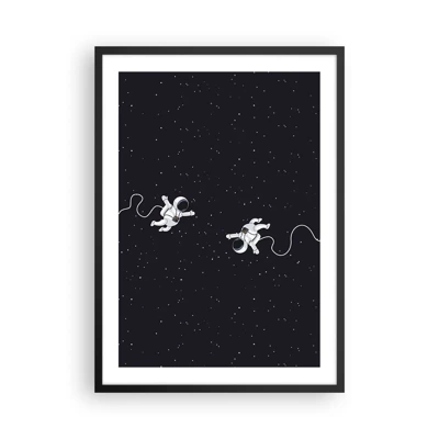 Poster in black frame - Space Dance - 50x70 cm