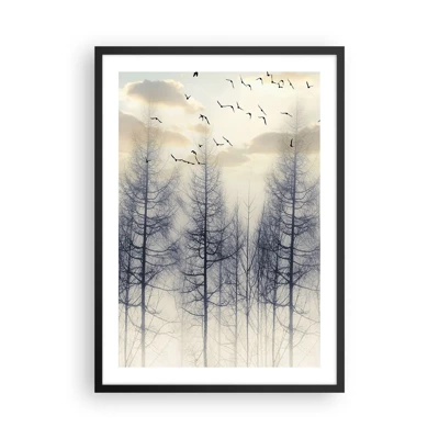 Poster in black frame - Spirits of the Forest - 50x70 cm