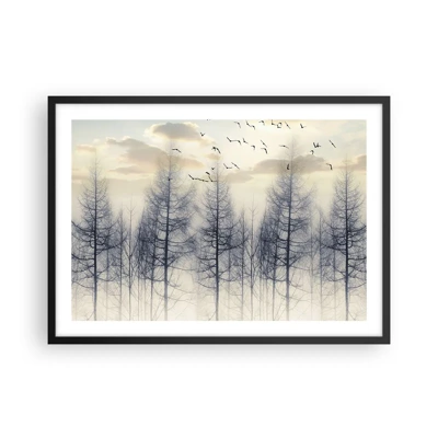 Poster in black frame - Spirits of the Forest - 70x50 cm