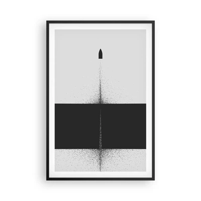 Poster in black frame - Straight to the Point - 61x91 cm