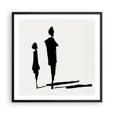 Poster in black frame - Surely Together? - 60x60 cm