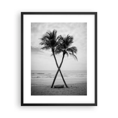 Poster in black frame - Tender Presence - 40x50 cm