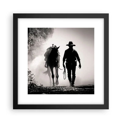 Poster in black frame - Texan Morning - 30x30 cm