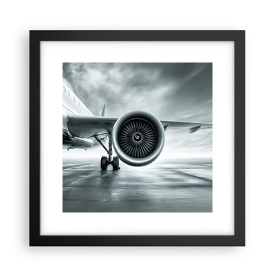 Poster in black frame - There Is Power! - 30x30 cm