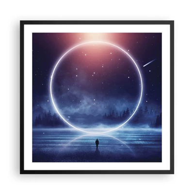 Poster in black frame - They are Already Here… - 60x60 cm