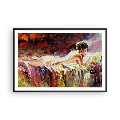 Poster in black frame - Thoughtful Venus - 91x61 cm