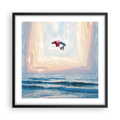 Poster in black frame - To Another Dimension - 50x50 cm